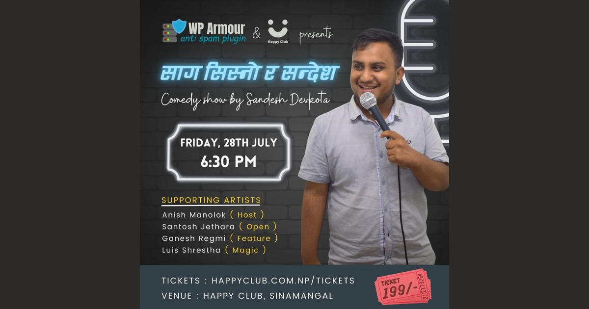 Saag Sisno Ra Sandesh – Standup Comedy Show