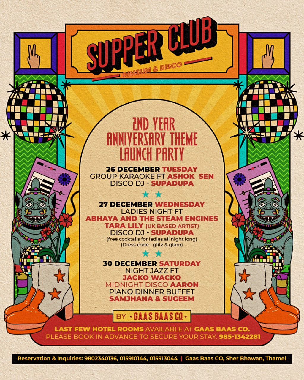 2nd year anniversary of Supper Club