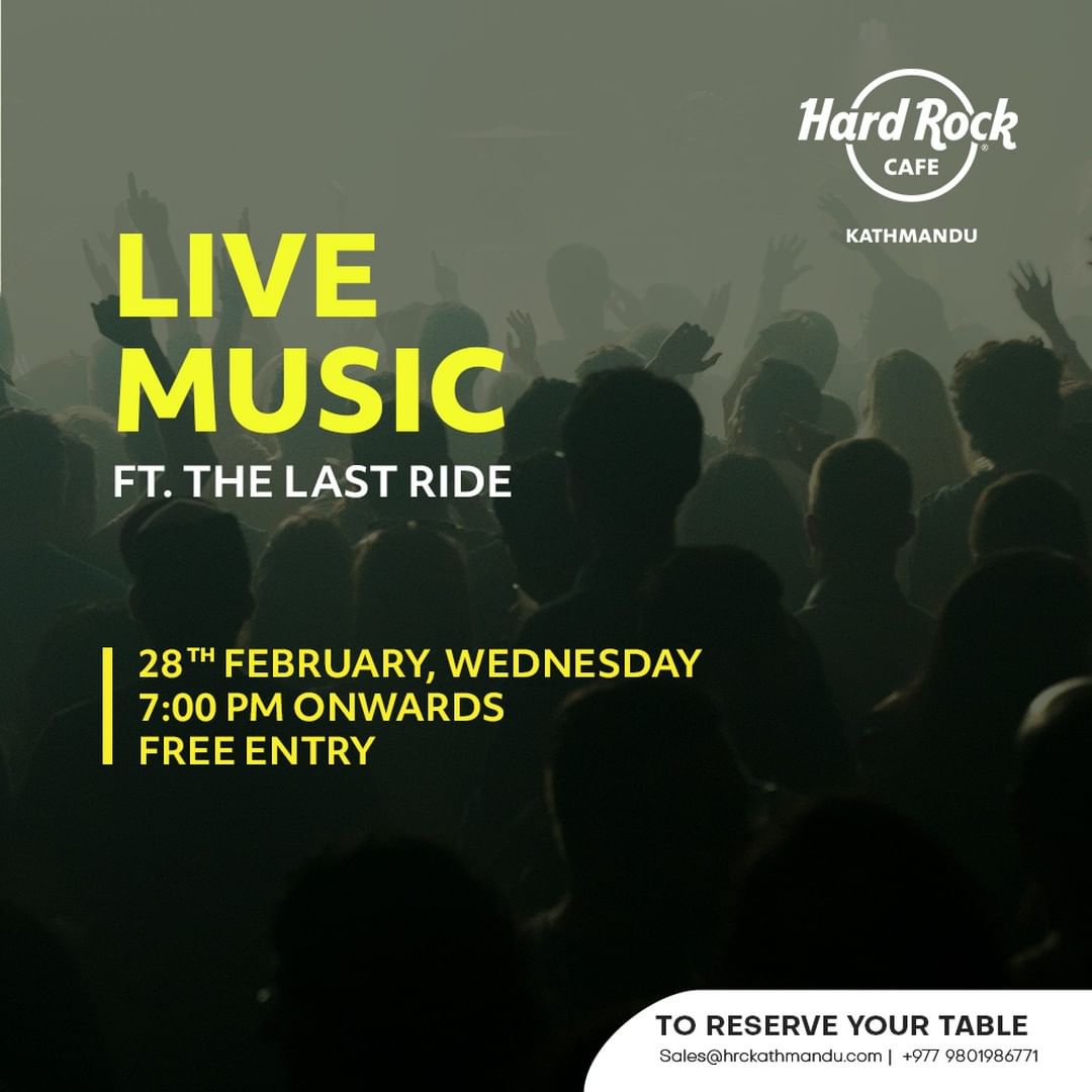 Wednesday Live at Hard Rock Cafe Kathmandu