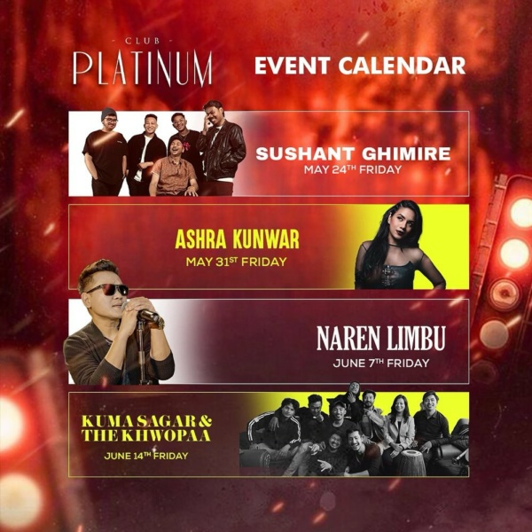Events in Club Platinum