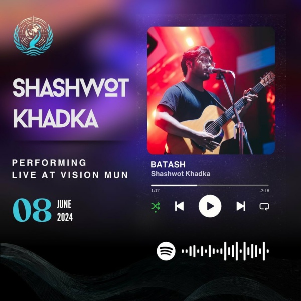 Shashwot Khadka Live at Vision MUN