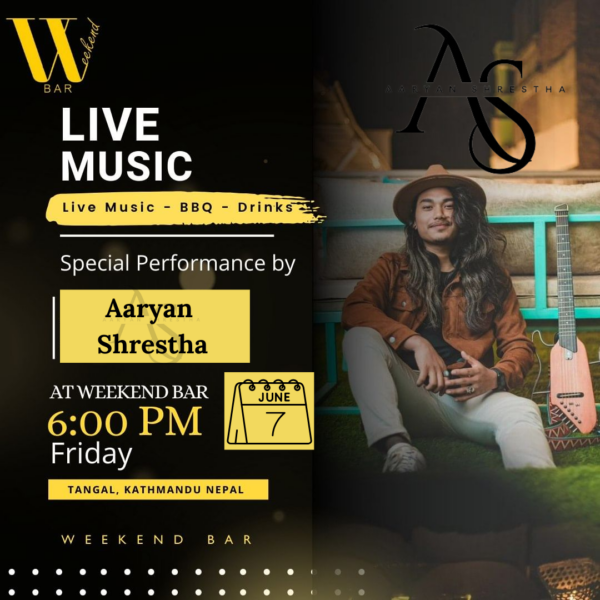 Aaryan Shrestha Live at Weekend Bar