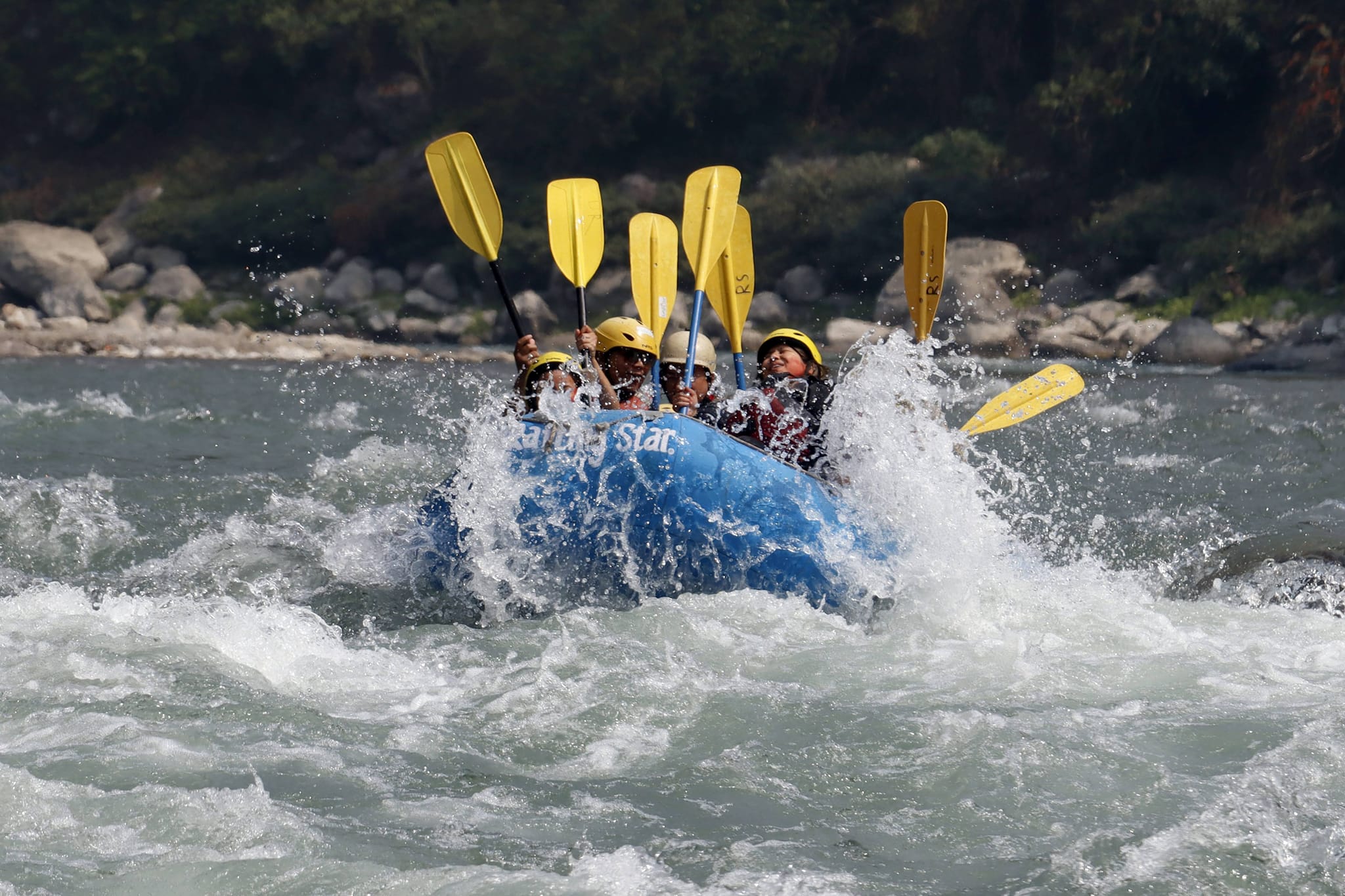 Holi with a Splash – Rafting + DJ + Campfire!