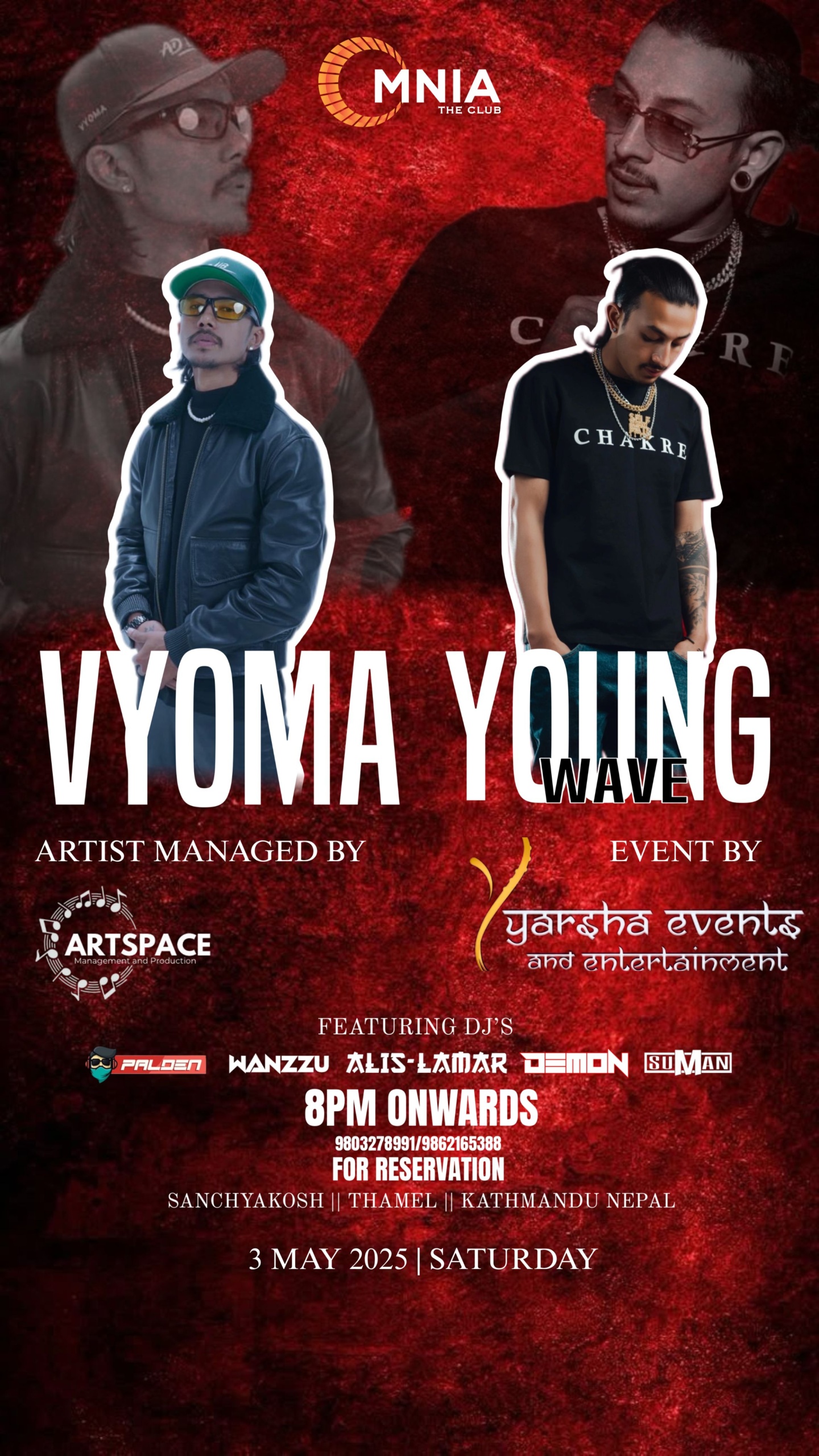 Vyoma X Young Wave at Club Omnia